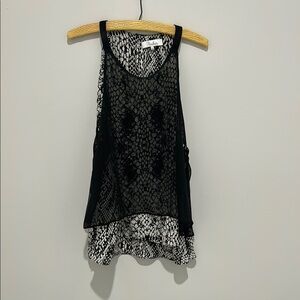 Parker 100% Silk High-Neck Snakeskin Women's Top